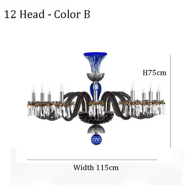 Big Crystal Chandelier Lighting For Living Room Foyer Modern Hanging Lamp For Hall Lobby Staircase Hanging Light