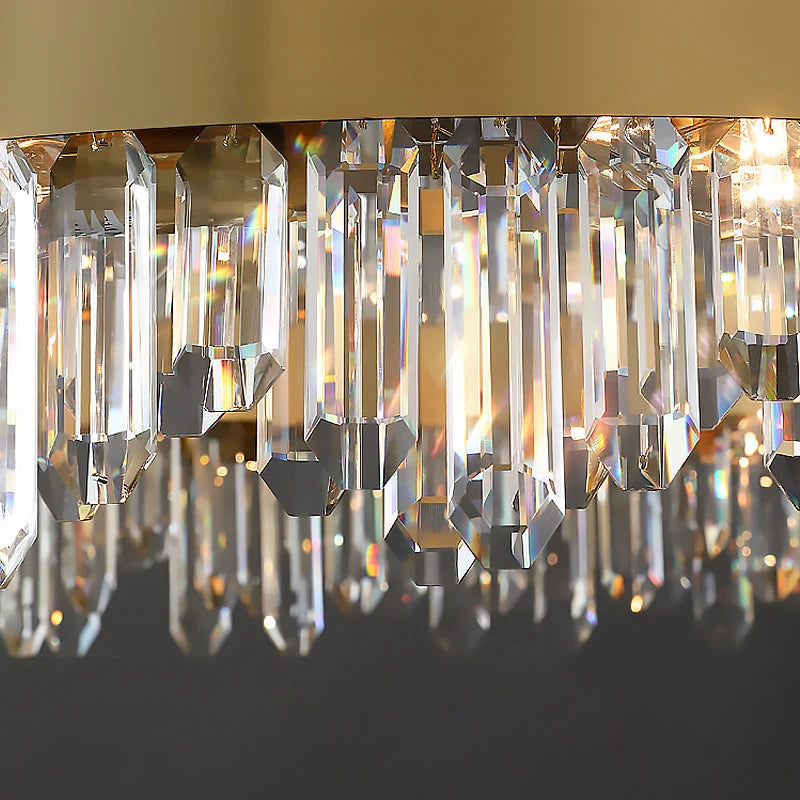 Crystal Chandeliers Luxury Dining Room Pendant Lights Living Room Lamp Modern Home Decor lustre Dining Table Hanging Fixtures